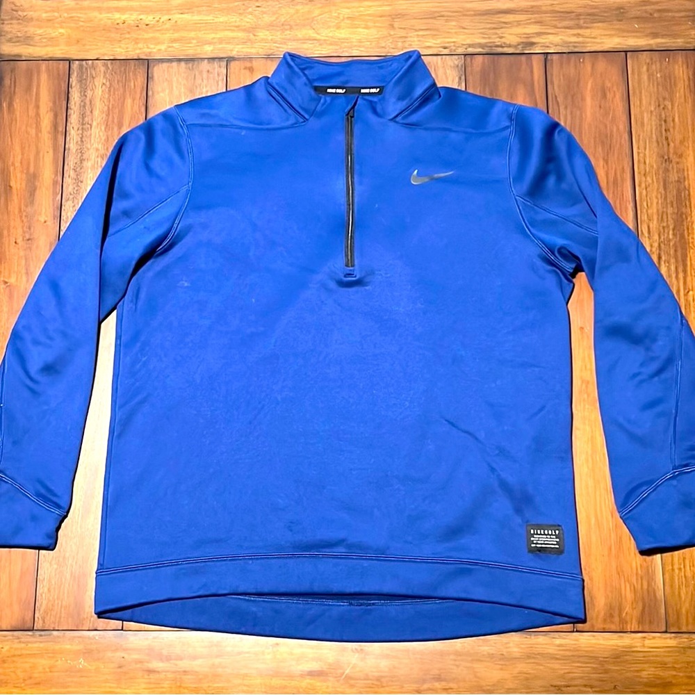 NKE GOLF 1/4 Zip Pull Over size LARGE